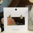 thumbnail image 6 of [Clip on]  Simple Bold Teardrop Stud earrings, 6 of 11