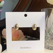 [Clip on] Simple Bold Teardrop Stud earrings