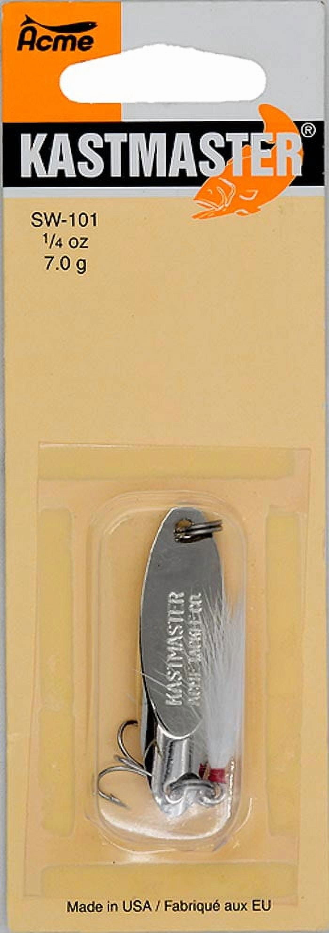 (2 pack) Acme Tackle Kastmaster Fishing Lure Spoon Chrome 1/4 oz.