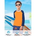 thumbnail image 6 of Boys Long Sleeve Rash Guard Swimsuit Kids Two-Pieces Bathing Suits Set, 6 of 6