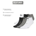 thumbnail image 5 of Men's adidas 6-pack Athletic Cushioned No-Show Socks Color: White Beige Gray Size: N/A, 5 of 5
