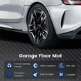 thumbnail image 3 of 7.5 x 17 FT Garage Floor Mat, Diamond Plate PVC Garage Flooring Roll for Under Car Parking Protect, Thickened Floor Mats for Garage, RV Trailer Flooring, Water/Stain Resistant, 3 of 8