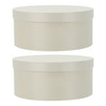 thumbnail image 1 of MasteelfCA 2 Pcs Boîte en Bois pour Cheesecake, Boîte Ronde en Chiffon pour Fromage, 1 of 8