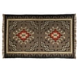 thumbnail image 3 of Kilim Wool Jute Rug – Handwoven Southwestern Area Rug with Tribal Geometric Pattern & Fringe 6 X 9 FEET, 3 of 7