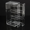 thumbnail image 7 of Isaac Jacobs 2 Drawer Acrylic Earring Holder, Jewelry Organizer Case (Holds up to 48 Pairs), 7 of 7