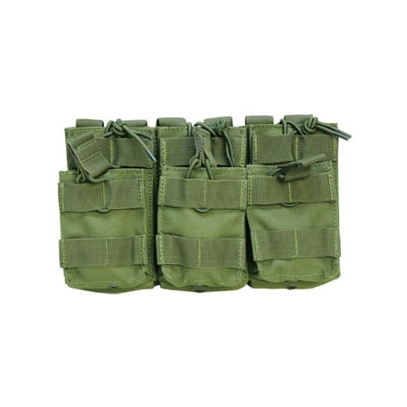 MOLLE TACTICAL Triple Stacker .223 or 5.56mm Magazine MAG Pouch Ammo