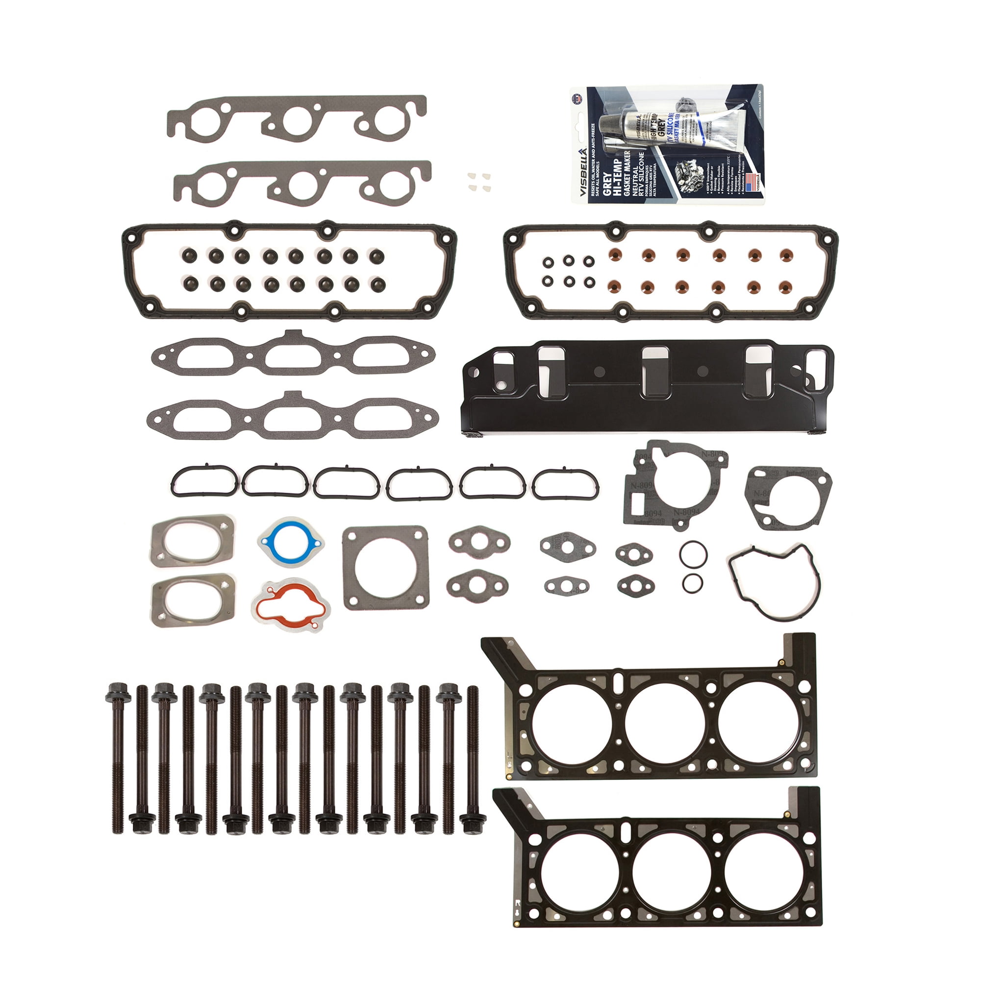 Pan Gasket 01-04 Chrysler Town&Country Dodge Grand Caravan 3.8L OHV Head Gasket Bolts Set E Engine Gasket - Foto 12
