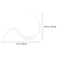 thumbnail image 2 of CIMAXIC 2pcs Transparent Acrylic Belt Display Stands Clear Belt Rack Holder for Shop Store,7.09"X3.94"X1.57", 2 of 4