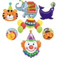 thumbnail image 2 of Circus 1st Birthday Theme Party Supplies Balloon Bouquet Decorations with Elephant Seal Tiger and Clown, 2 of 8