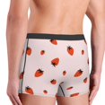 thumbnail image 4 of Kdxio Men's Boxer Briefs with Strawberry Print - Comfortable and Breathable Underwear for Everyday Wear, 4 of 7