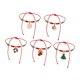 thumbnail image 4 of Regalo de pulsera navideña, decoración navideña, adornos decorativos artesanales creativos de bricolaje, joyería, pulsera de cuentas de juguete para estilo C, 4 of 9