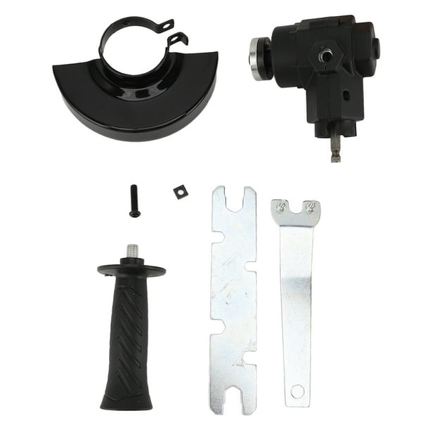 Adaptador de taladro a amoladora angular Convertidor de amoladora angular de acero ABS Cabezal de taladro eléctrico Herramienta eléctrica con mango para cortar, esmerilar y pulir