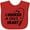 Red, variant on Inktastic I Hooked Opa's Heart with Fishing Rod Boys or Girls Baby Bib