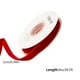 thumbnail image 3 of Cinta de Terciopelo Rojo Brillante | 1 Cm X 10 Yardas | Cinta para Manualidades, Decoración Floral y Lazos, 3 of 6