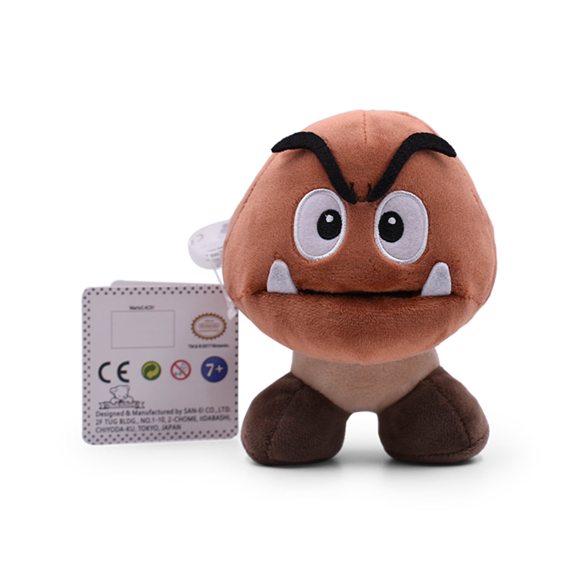 Astez Super Mario Plush Toy 5' Goomba Stuffed Doll Soft Stuffed Animal Toy All Star Collection for Gift