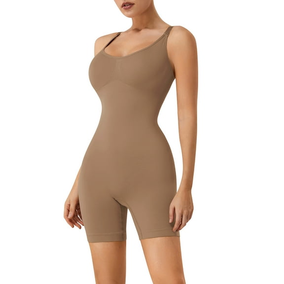 LELINTA Body Shaper for Women Thigh Slimmer Full Body Shapewear Seamless Butt Lifter Shapewear Bodysuit for Women Tummy Control Shapewear One-piece Underwear Full Body Shapewear