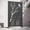 Perch & Meadow, variant on Modern Shade 4x6 FT Metal Privacy Screen, Freestanding Outdoor Decorative Panel, (Ripple Flow)