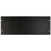 On-Stage RPB4000 4U Blank Rack Panel, Black