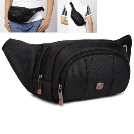 Fancyleo Swiss Gear Running Belt Bum Waist Pouch Hip Fanny Travel Pack Zip Sports (Best Mma Gear Bag)