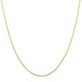 thumbnail image 2 of ARAIYA JEWELRY 14K Yellow Gold 1.02 mm Round Omega Necklace 16'' for Women, 2 of 5