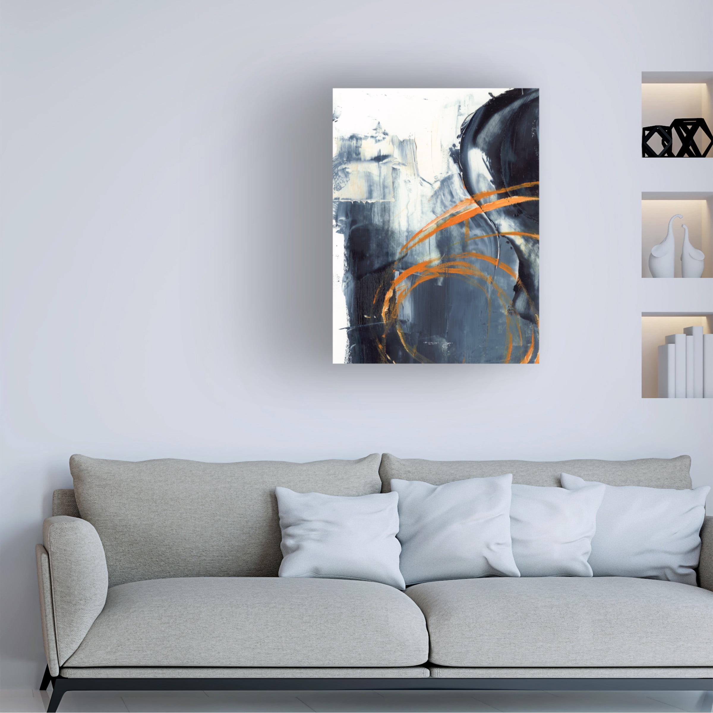 Ethan Harper 'Orange Rind I' Canvas Art