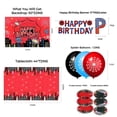 thumbnail image 3 of 102 Piezas De Decoraciones Para Fiesta De Feliz Cumpleaños De Araña Para Niños, Kit De Fiesta Todo En Uno Con Pancarta, Cintas De Telón De Fondo, Conectores, Globos, Mantel, Adornos Para Pasteles, Rem, 3 of 3
