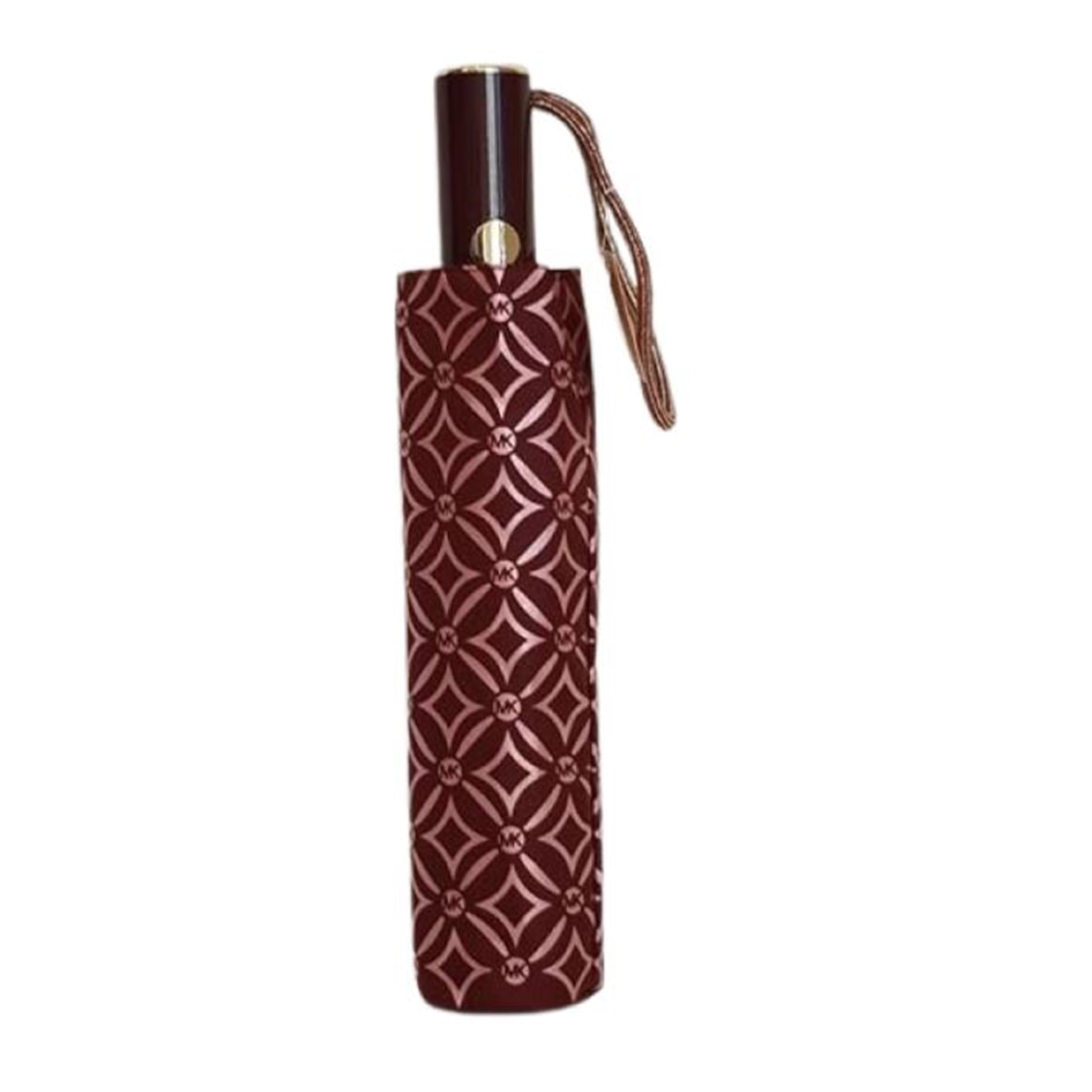 Michael Kors Womens Logo Umbrella (oxblood) 35F4RTFN1M-oxbl