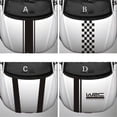 thumbnail image 2 of Pegatinas de rayas personalizadas para capó de coche, pegatinas para carrocería modificadas, accesorios para coche de gran venta, película decorativa para cubrir, 2 of 5