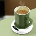thumbnail image 4 of USB Cup Warmer Portable Temperature Control Pad 4.6in 3 Level Adjustable Smart Constant Heat Compact Design for Home Office Ceramic Glass Plastic Milk Tea Coffee, 4 of 5