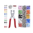 thumbnail image 2 of de Sujetadores a Presión 100 Broches Huecos 100 Broches Sólidos para Ropa de Bebé, Camisas, Faldas, Jeans, Bolsos, Cinturones, Zapatos Manualidade Zulema Sujetadores a presión, 2 of 7