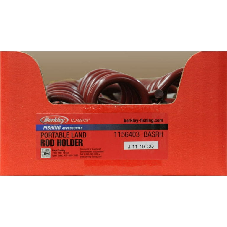 Berkley Portable Spiral Rod Holder, Red