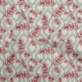 thumbnail image 1 of oneOone Cotton Cambric Maroon Fabric Leaves Craft Projects Decor Fabric Printed By The Yard 42 Inch Wide, 1 of 6