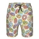 thumbnail image 3 of Balery Glazed Donuts Traje de Baño Estilo Hawaiano para Hombre, Shorts de Secado Rápido con Bolsillos-Large, 3 of 6