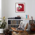 thumbnail image 4 of Art.com Max Roach Giclee Print by Jean-Michel Basquiat, Brown Frame Wall Art, 29" x 29", 4 of 5