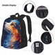 thumbnail image 3 of Balery Galactic Dog Swirls Art Mochila escolar 3 en 1 para niños: mochila resistente con lonchera térmica y estuche para lápices. Mochila escolar para niños y niñas., 3 of 7