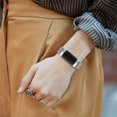 thumbnail image 5 of XiHAMA Leather Bands Compatible with Fitbit Charge 4/Charge 3, Replacement Accessories Wristband Straps for Women, 5 of 5