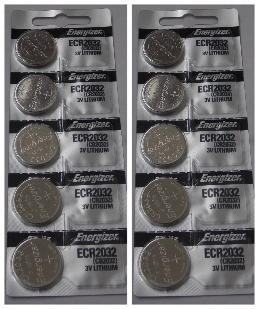 Energizer CR2032 3V Lithium Coin Battery 10 Pack