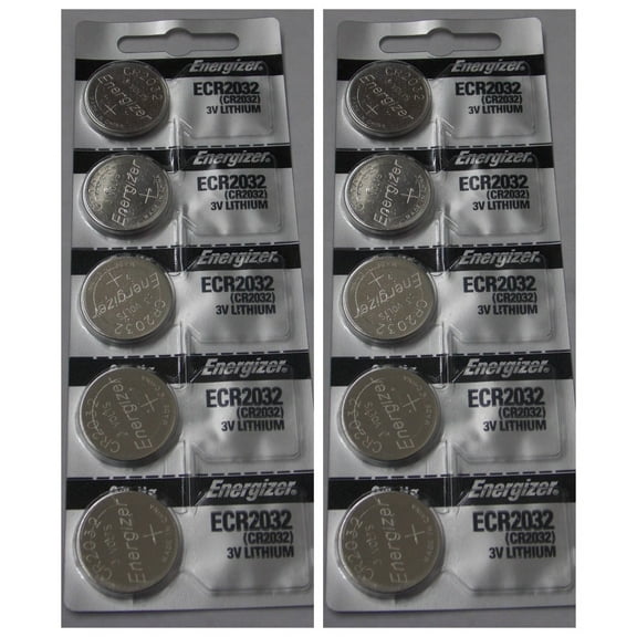 Energizer CR2032 3V Lithium Coin Battery - 10 Pack