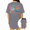 Grey, variant on UNISHE White It Is Okay T-Shirts Comforting Message List Back Print Crewneck Summer Tops
