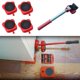 thumbnail image 4 of Furniture Mover Tool Set Heavy Stuffs Transport Lifter 4 Wheeled Mover Roller with Wheel Bar Moving Device, 4 of 4