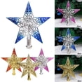 thumbnail image 5 of 20CM Christmas Ornament Christmas Tree Star Topper Star Party Decoration Tree Blue Decorchraitmas Supplies Favors, 5 of 6
