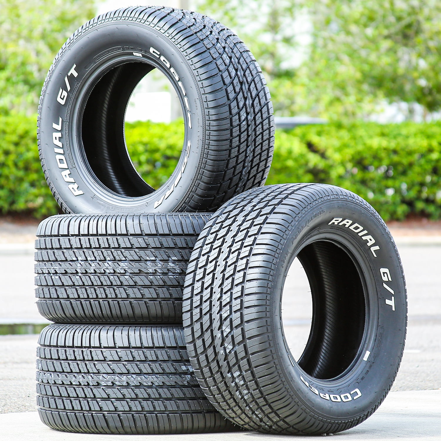 Set of 4 Cooper Cobra Radial G/T 295/50R15 105S a/s All Season Tires