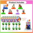 thumbnail image 2 of Elemental Party Supplies Decor Plates Fans Decorations Honeycomb Centerpieces Cake Toppers, 2 of 6