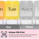 thumbnail image 5 of Paquete de 2 organizadores de pastillas semanales (1 vez al día), caja de pastillas de viaje de 7 días con diseño de botón fácil de pulsar y compartimentos grandes para guardar aceite de pescado oso de fresa Hogar, 5 of 6