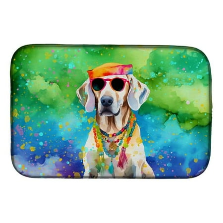 

0.2 x 21 x 14 in. Weimaraner Hippie Dawg Dish Drying Mat