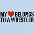 thumbnail image 2 of CafePress - My Heart Belongs To A Wrestler Infant Bodysuit - Baby Light Bodysuit, Size Newborn - 24 Months, 2 of 4