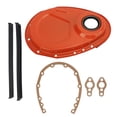 thumbnail image 1 of Kit De Cubierta De Cadena De Distribución De Repuesto Para Motores SBC 283 327 305 350 383 400, Kit De Pernos De Sellado De Junta De Cubierta De Cadena De Distribución De Metal, 1 of 7