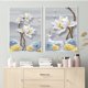 thumbnail image 4 of Póster de animales de lámina dorada abstracta moderna, alce, pájaro, paisaje, arte de pared, pintura en lienzo, imagen de flores para sala de estar, decoración del hogar, 4 of 4