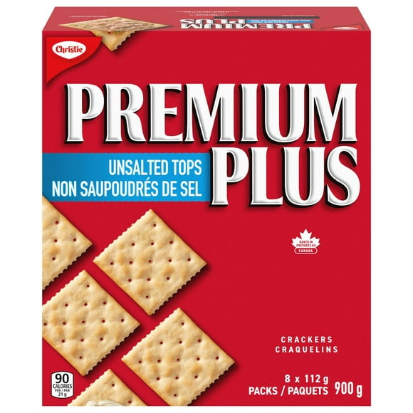 Premium Plus  Unsalted Tops Crackers, 900 g