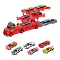 thumbnail image 1 of Billuyoard Camión transportador Megas azul, juguete, camión transportador de coche rápido y suave, juego de modelos de coche fácil de usar Kits de decoración para fiestas No.2, 1 of 6
